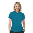 thumbnail image 1 of Monterey Club Ladies Short Sleeve Abstract Print Golf Polo Shirt #4530, 1 of 2