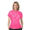 thumbnail image 1 of Monterey Club Ladies Short Sleeve Abstract Print Golf Polo Shirt #4530, 1 of 2
