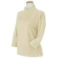 thumbnail image 1 of Monterey Club Ladies Solid Long Sleeve Mock Neck T-Shirt #2181, 1 of 2