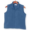 thumbnail image 1 of Monterey Club Ladies Solid Suede Peached Full Front Zipper Sleeveless Vest #2724, 1 of 2