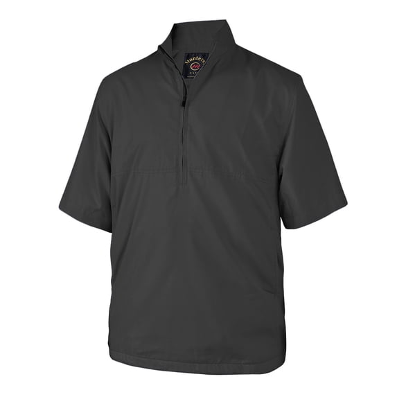 Monterey Club Men's 1/2 Zip Short Sleeve High-Low Windbreaker #1981