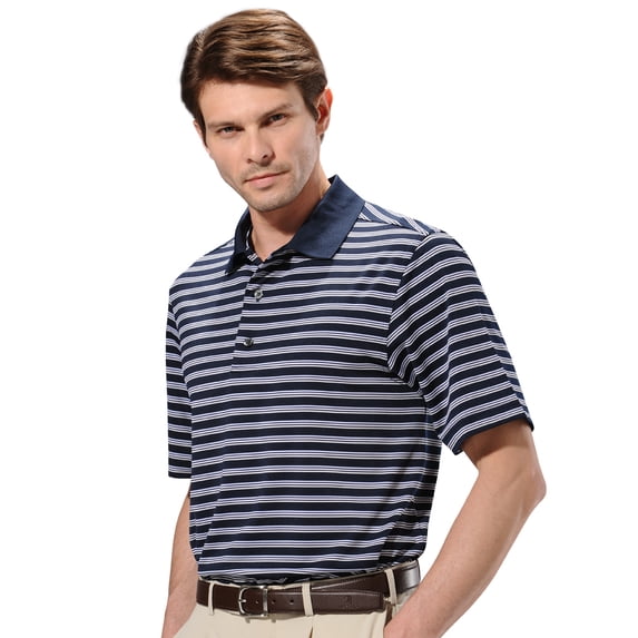 Monterey Club Men's 3 Merch Stripe Jersey Golf Polo Shirt #1647