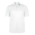 thumbnail image 1 of Monterey Club Men's Abstract Rain shadow Emboss Tailored Collar Short Sleeve Golf Polo Shirt #1277, 1 of 2