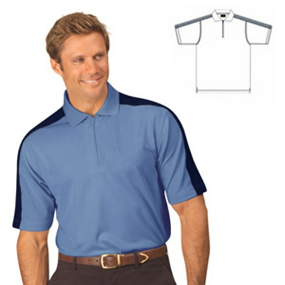 Monterey Club Men's Advantage Colorblock Golf Polo Shirt #1042
