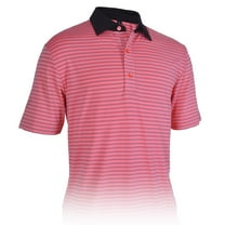 Monterey Club Men's Advantage Stripe Jersey Golf Polo Shirt #3616