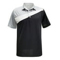 thumbnail image 1 of Monterey Club Men's Aero Colorblock Golf Polo Shirt #1125, 1 of 2