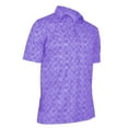 thumbnail image 1 of Monterey Club Men's Air Brush Printed Tailored Collar Golf Polo Shirt #3504, 1 of 2
