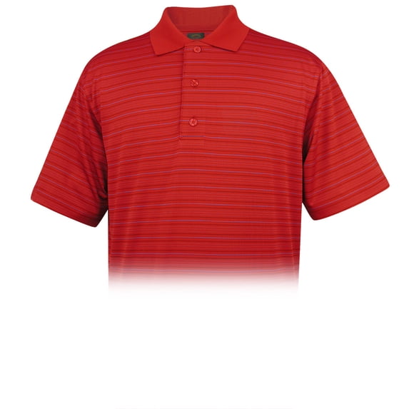Monterey Club Men's Archibald Multi Stripe Texture Golf Polo Shirt #1610