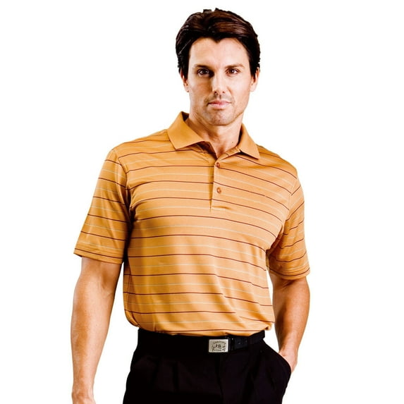 Monterey Club Men's Cape Stripe Jersey Golf Polo Shirt #1626