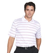 Monterey Club Men's Charter Single Stripe Jersey Golf Polo Shirt #1630