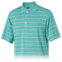 Monterey Club Men's Chase Multi Stripe Texture Golf Polo Shirt #1609