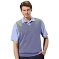 thumbnail image 1 of Monterey Club Men's Classic French Rib V-Neck Vest #3924, 1 of 2