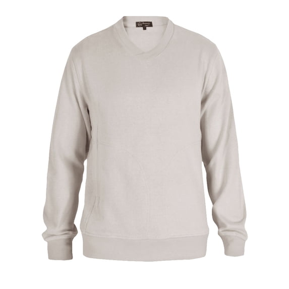 Monterey Club Men's Classic Midweight Knit V-Neck Pullover #1934