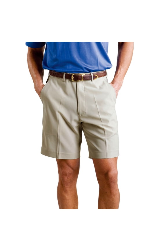 Men's Classic Plain Microfiber Stretch Golf Shorts #1840