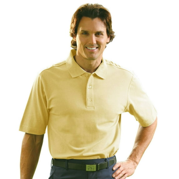 Monterey Club Men's Combed Cotton Solid Pique Golf Polo Shirt #1201