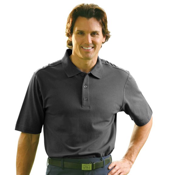 Monterey Club Men's Combed Cotton Solid Pique Golf Polo Shirt #1201