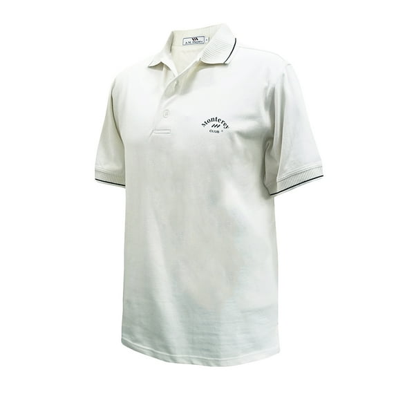 Monterey Club Men's Combed Cotton Sport Pique Golf Polo Shirt #3202