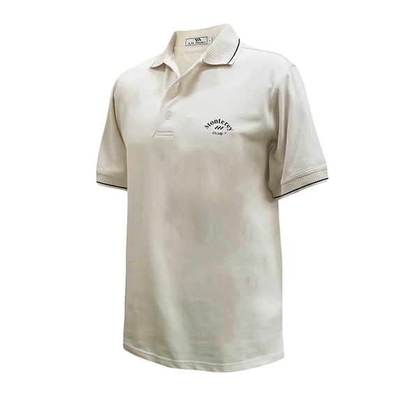 Monterey Club Men's Combed Cotton Sport Pique Golf Polo Shirt #3202