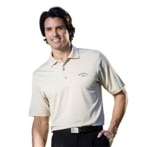 Monterey Club Men's Concord Layer Stripe Texture Golf Polo Shirt #1619