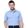 thumbnail image 1 of Monterey Club Men's Connor Stripe Jersey Golf Polo Shirt #1657, 1 of 2