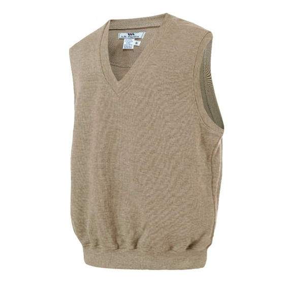 Monterey Club Men's Cotton Blended Deep V-neck Vest #7227