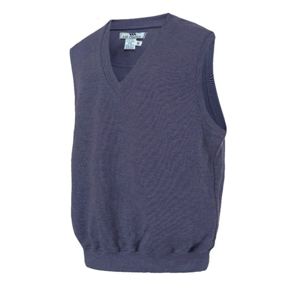 Monterey Club Men's Cotton Blended Deep V-neck Vest #7227