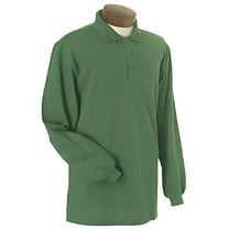 Monterey Club Men's Cotton Pique Long Sleeve Golf Polo Shirt #3201