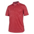 thumbnail image 1 of Monterey Club Men's Dexter Emboss Texture Solid Golf Polo Shirt #1282, 1 of 2