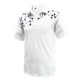 thumbnail image 1 of Monterey Club Men's Diamond Element Print Contrast Golf Polo Shirt #1675, 1 of 2