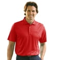 thumbnail image 1 of Monterey Club Men's Drizzle Texture Solid Golf Polo Shirt #1074, 1 of 2