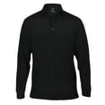 thumbnail image 1 of Monterey Club Men's Dry Swing Heather Long Sleeve Golf Polo Shirt #1299, 1 of 2