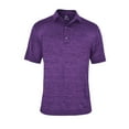thumbnail image 1 of Monterey Club Men's Dry Swing Heather Self Collar Jersey Golf Polo Shirt #1021, 1 of 2