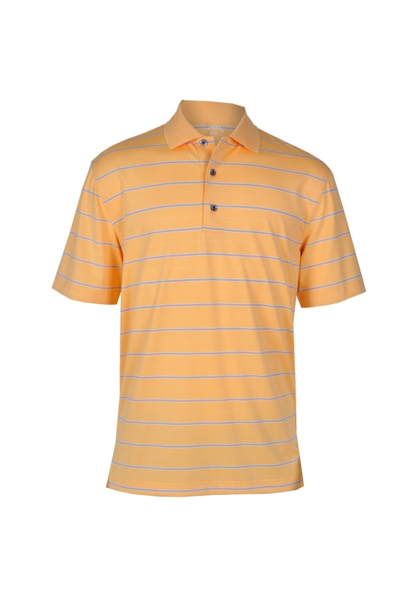 Men's Dynamic Stripe Jersey Golf Polo Shirt #1673