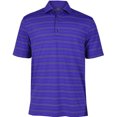 thumbnail image 1 of Monterey Club Men's Dynamic Stripe Jersey Golf Polo Shirt #1673, 1 of 2