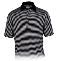 Monterey Club Men's Engineer Stripe Jersey Golf Polo Shirt #3620