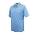 thumbnail image 1 of Monterey Club Men's Evans Stripe Texture Golf Polo Shirt #3623, 1 of 2