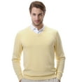 thumbnail image 1 of Monterey Club Men's Fine Gauge Knit V-Neck Sweater #1948, 1 of 2