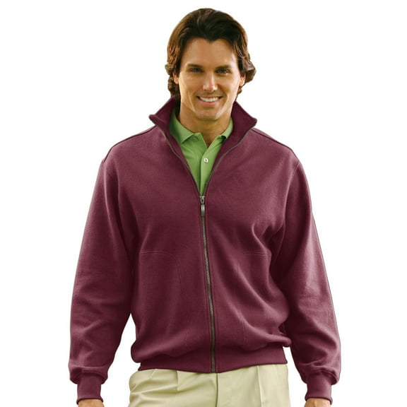 Monterey Club Men's Flatback Knit Full Zip Jacket #1714