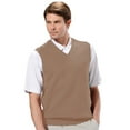 thumbnail image 1 of Monterey Club Men's Flatback Knit V-neck Vest #1721, 1 of 2