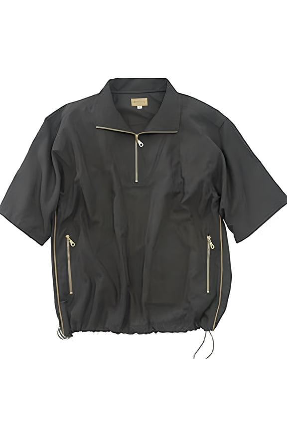 Men's Full Zip Short Sleeve Pullover #1778