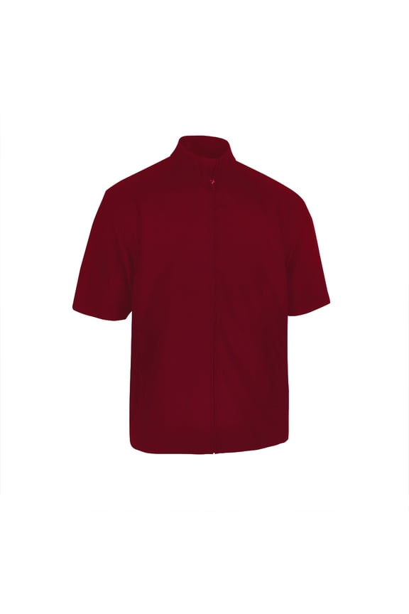 Men's Full Zip Wing collar water resistant shell Full Lining Short Sleeve Sport Windbreaker #3977