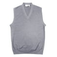 thumbnail image 1 of Monterey Club Men's Gauge Knit Cotton Solid Vest #1926, 1 of 2