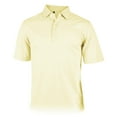 thumbnail image 1 of Monterey Club Men's Geo Tile Emboss Texture Golf Polo Shirt #1210, 1 of 2