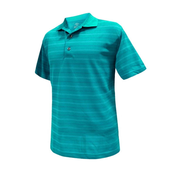 Monterey Club Men's Gravity Stripe Textured Golf Polo Shirt #1668