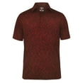 thumbnail image 1 of Monterey Club Men's Heather Mixed Tailored Collar Golf Polo Shirt #1294, 1 of 2