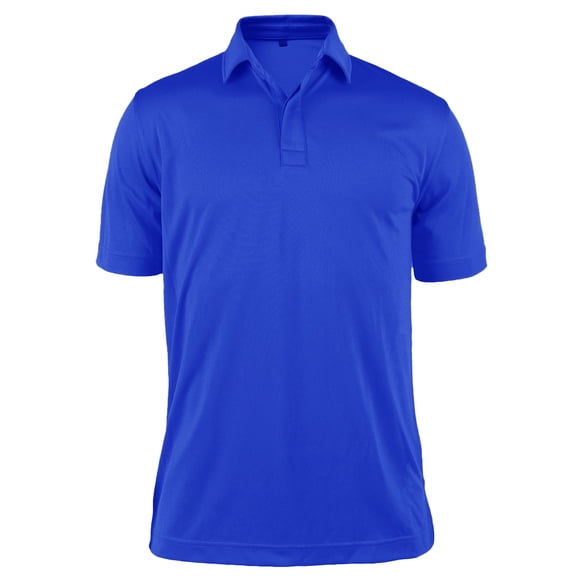 Monterey Club Men's Hidden Placket Lightweight Solid Golf Polo Shirt #3660