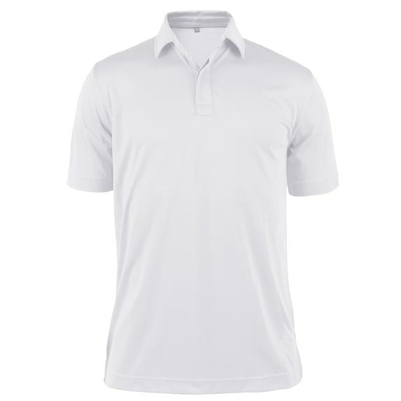 Monterey Club Men's Hidden Placket Lightweight Solid Golf Polo Shirt #3660