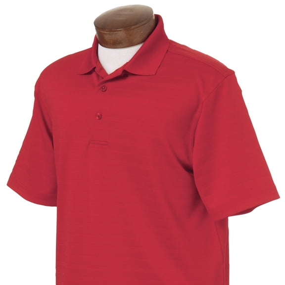 Monterey Club Men's Jacquard Texture Solid Golf Polo Shirt #1049