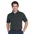thumbnail image 1 of Monterey Club Men's Jacquard Texture Solid Golf Polo Shirt #1067, 1 of 2