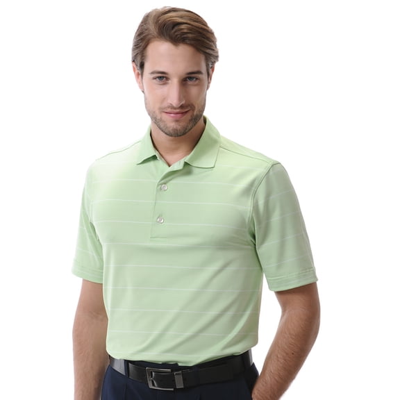 Monterey Club Men's Jerry Stripe Jersey Golf Polo Shirt #1661